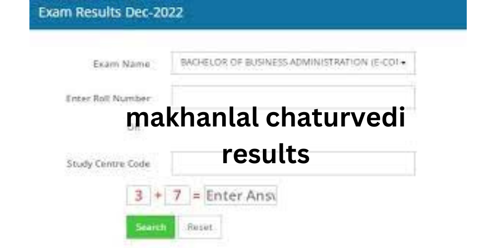 makhanlal chaturvedi result